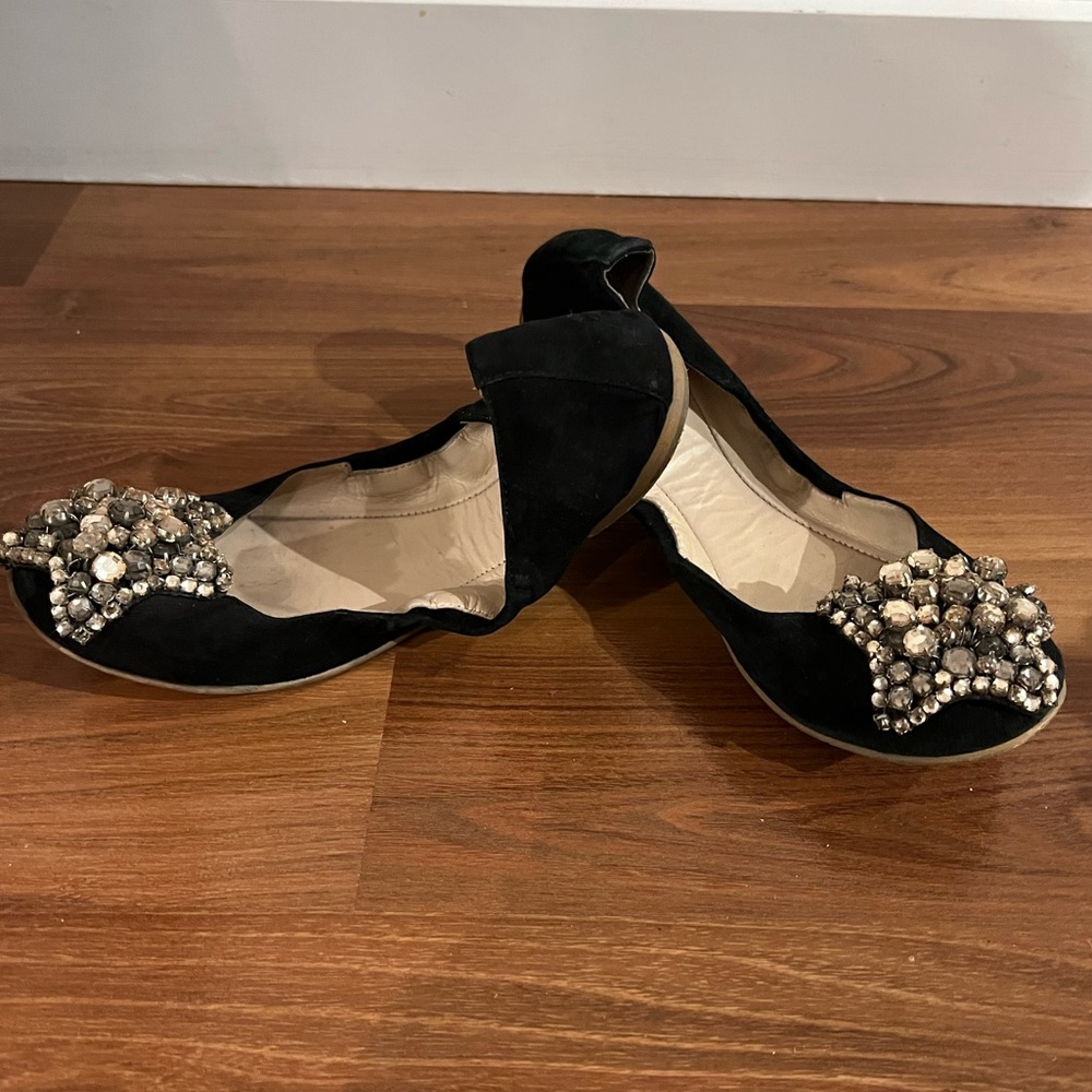 TOPSHOP Rhinestone Ballet Flats - Picture 3 of 3